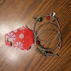 Christmas bracelet from Kohls.  Has Santa, reindeer, present and ornament charms